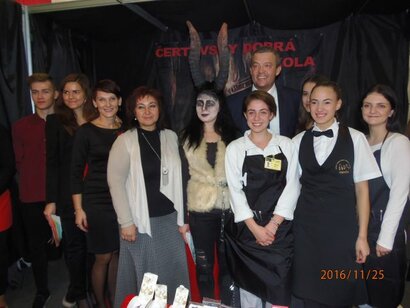 Náš "čertovsky dobrý stánok" na Stredoškolákovi vyhral ocenenie NAJLEPŚI STÁNOK