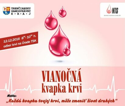12.12. Vianočná kvapka krvi v priestoroch TSK