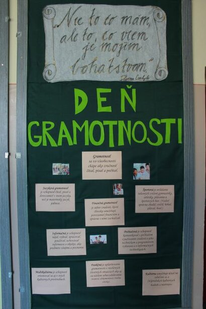 Medzinárodný deň gramotnosti sme oslávili súťažením