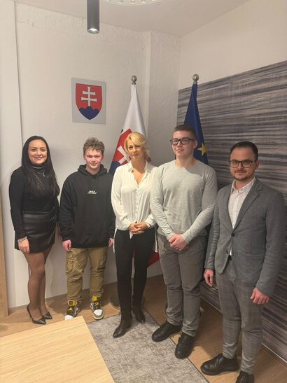 Žiaci SOŠ obchodu a služieb rokovali na Ministerstve cestovného ruchu a športu SR