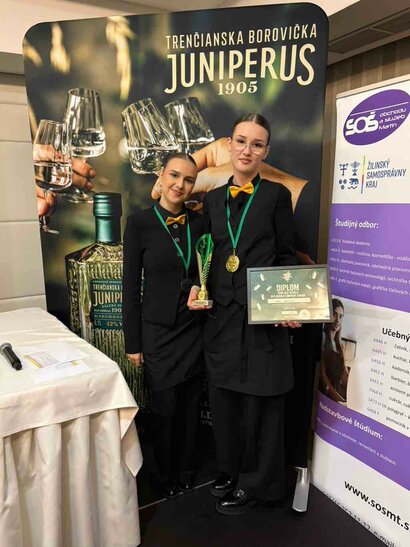 Úspech našich žiačok na barmanskej súťaži Bartender Turiec Cup