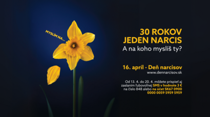 Deň narcisov 2026 - 30 ročná tradícia