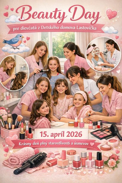 Beauty day pre dievčatá z Detského domova Lastovička