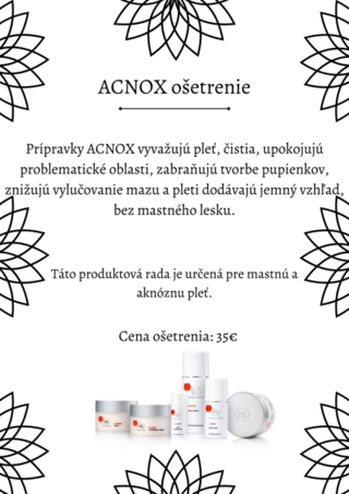 Ošetrenie ACNOX