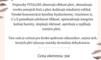 Hydratačné ošetrenie - VITALISE