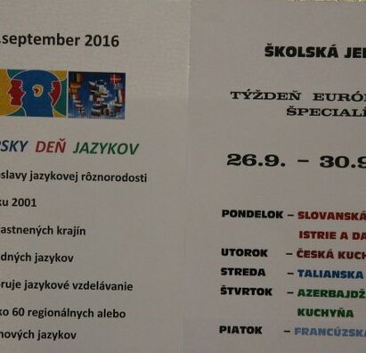 Európsky deň jazykov na Jilemáku 2016