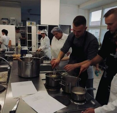 Workshop o varení a úspechoch z práce v zahraničí s absolventmi školy
