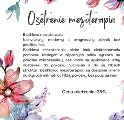 Ošetrenia v kozmetickom salóne