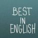 Best in English 2021 Best in English 2021